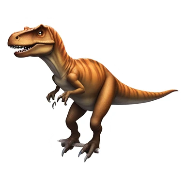 T-Rex on a tightrope  sticker