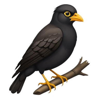 A common myna bird emoji sticker