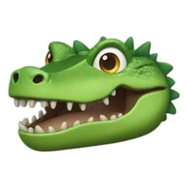Cocodrilo tumbado sticker