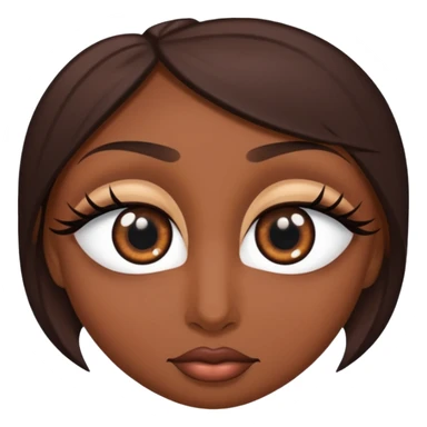 Eyes with kajal sticker