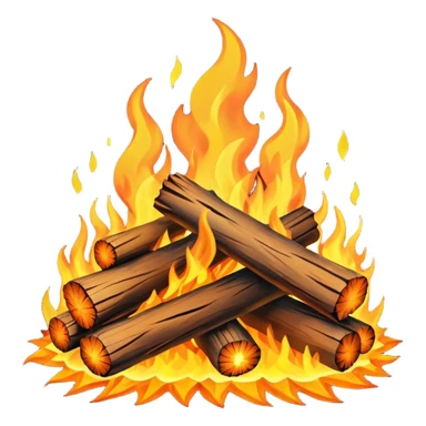 Campfire sticker