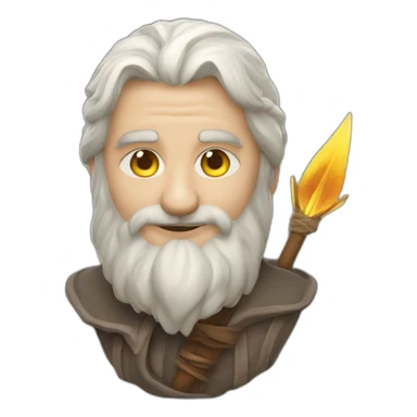 Une fée sur l'epaule d'un sorcier sticker