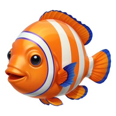Ball of Goo with Rainbow Clownfish sticker