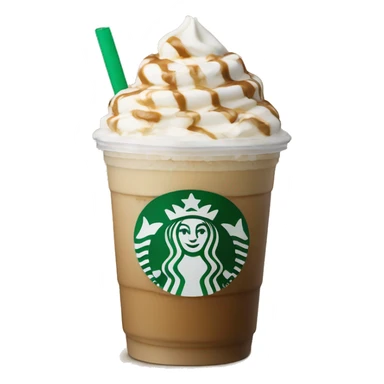 Carmel frappe Starbucks  sticker