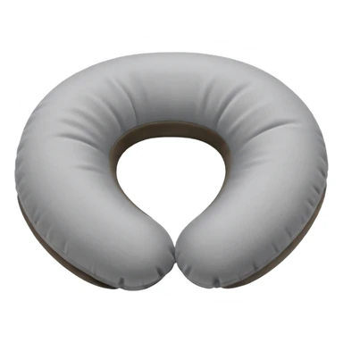 A plush travel pillow with gentle cushioning that wraps comfortably around the neck. sticker
