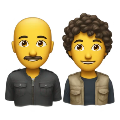 cœur séparé en deux sticker