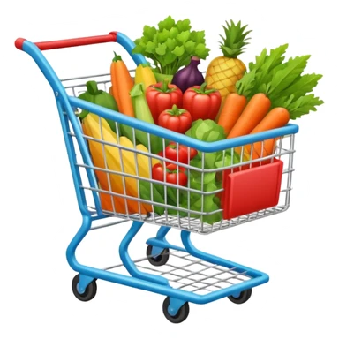 shopping cart full sticker