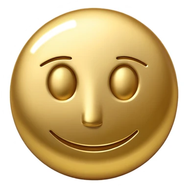 Turn your picture into a gold emoji with no background. It's a picture of the letter J with a circle head. sticker