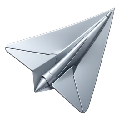 Share button with flying paper airplane sticker