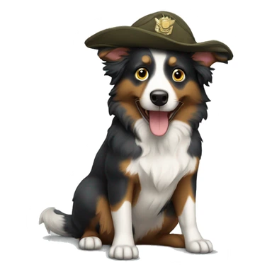 Mini Aussie going to war sticker