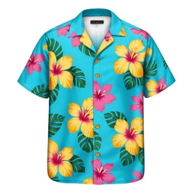 hawaiian shirt sticker