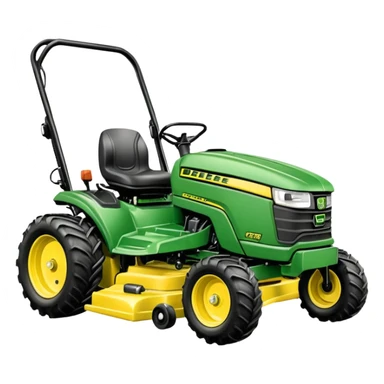 pencil drawing of a john. deer mower sticker