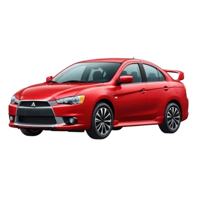 Mitsubishi car sticker