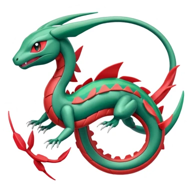 Meloetta-Rayquaza-Salamence-Pokémon-Fakémon-creature sticker