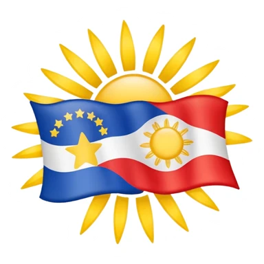 Filipino flag sticker