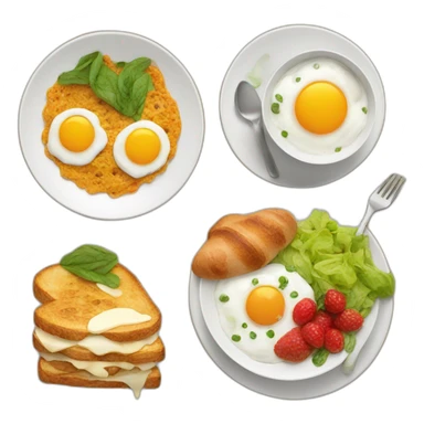 vegetarian breakfast sticker