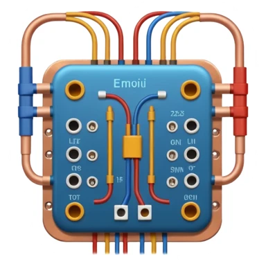 electric circuit sticker