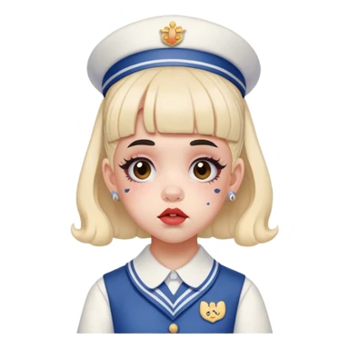 make a melanie martiez k 12 em sticker