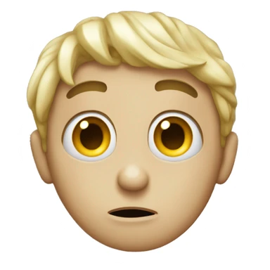 Un emoji súper triste llorando sin consuelo  sticker