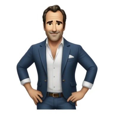 jean dujardin sticker