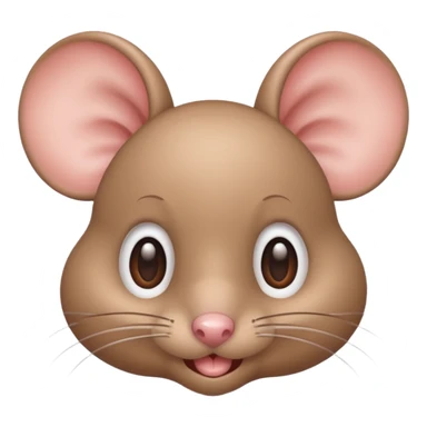 Un ratón cute volteando los ojos 🙄 como ese emoji SOLO LOS OJOS sticker