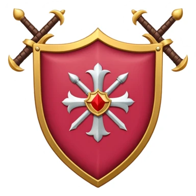 brasão sangrando medieval rosa de sangue vermelha sticker