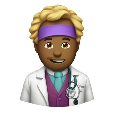 Barney dressed as Doctor  sticker