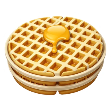 Waffle fries sticker