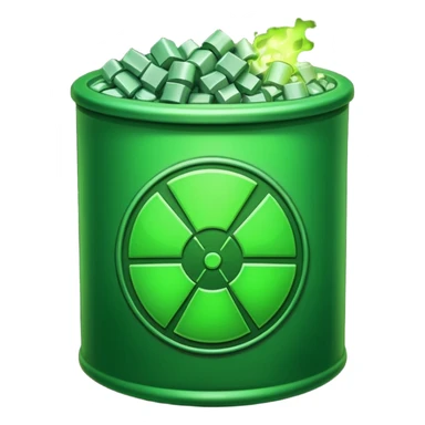 nuclear waste sticker