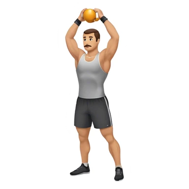 guy Kettlebell Exercises sticker