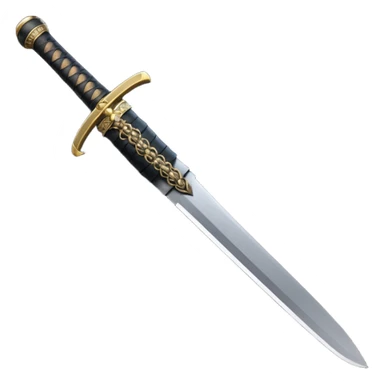 The hilt of a samurai sword sticker