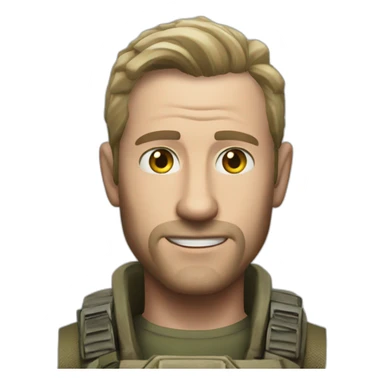 Simon Riley from Call of Duty sticker
