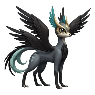 Meloetta-Nargacuga-Pokémon-Fakémon-creature sticker