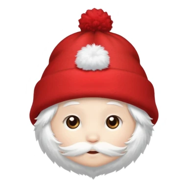 Christmas hat emoji sticker