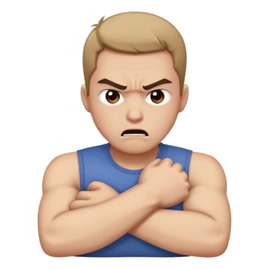 make a person crossing there hands across there neck because there angry and there doing it to pretend like they want to 💀 themselves because there so angry  sticker