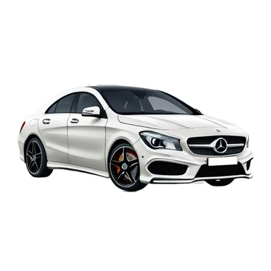 mercedes cla  sticker