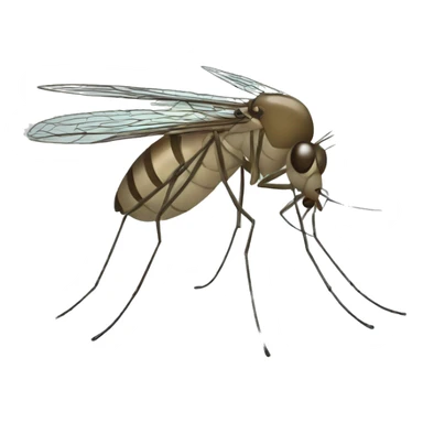 funny mosquito sticker