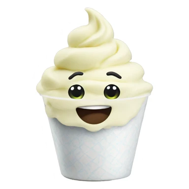 Frozen yogurt sticker