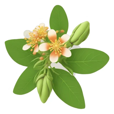 Iphone emoji Ashwagandha flowers sticker