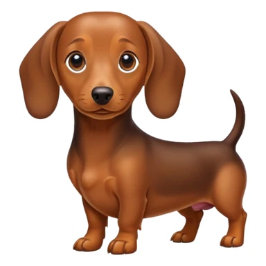 Chien teckel sticker