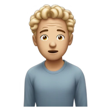 Me having a brain fart sticker