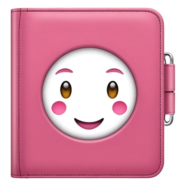 Agenda rosa sticker