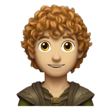 Pippin-lotr sticker