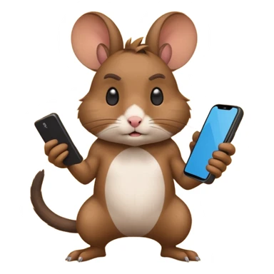 Degu playing brawlstars sticker