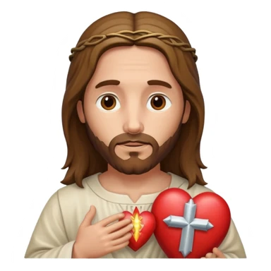 Catholic Sacred heart  sticker