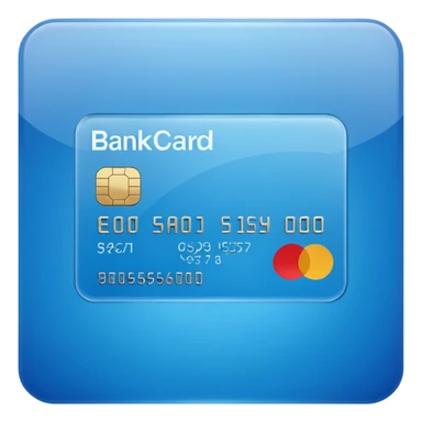 Bank card  sticker