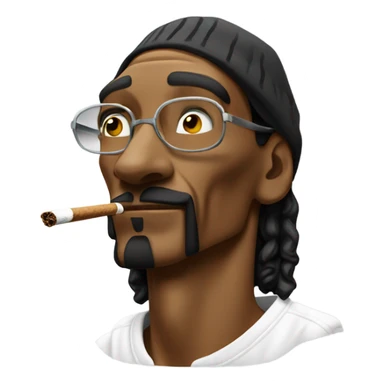 Snoop dog smoking  sticker