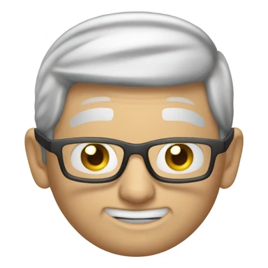 Tim Cook qui test le vision pro sticker