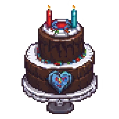 gothic cake sticker