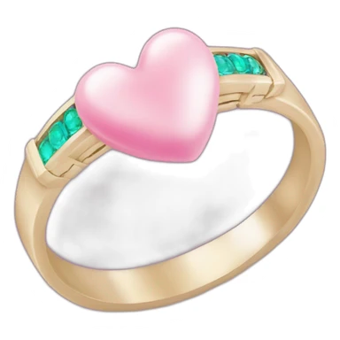 bague en cœur sticker